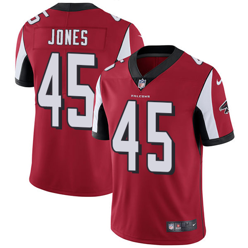 2019 men Atlanta Falcons #45 Jones red Nike Vapor Untouchable Limited NFL Jersey